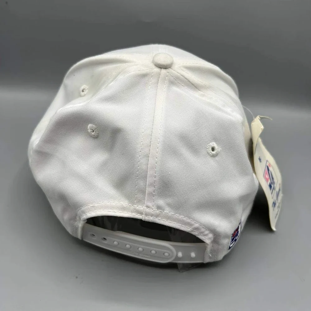 Vintage University of Hanover Peckers Hat Men‎ White The Game Snap Back Cap New